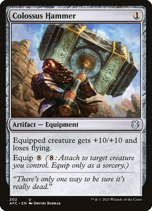 Colossus Hammer (202) [Forgotten Realms Commander]