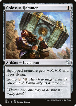 Colossus Hammer (202) [Forgotten Realms Commander]