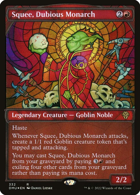 Squee, Dubious Monarch (332) [Dominaria United] [Showcase]