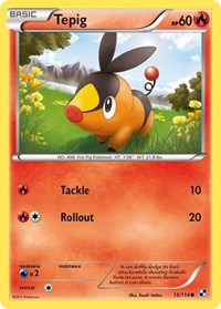 Tepig (15) (15/114) [Black and White]