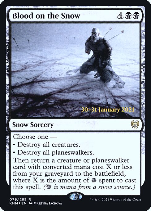 Blood on the Snow (79s) [Kaldheim Promos]