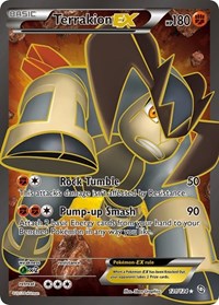 Terrakion EX (121 Full Art) (121/124) [Dragons Exalted]