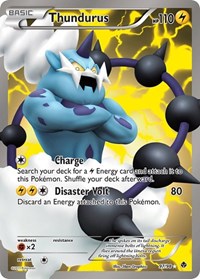 Thundurus (97 Full Art) (97/98) [Emerging Powers]