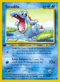 Totodile (81) (081/111) [Neo Genesis (Unlimited)]