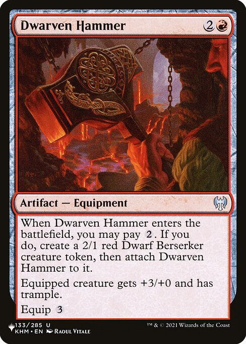 Dwarven Hammer (KHM-133) [The List]