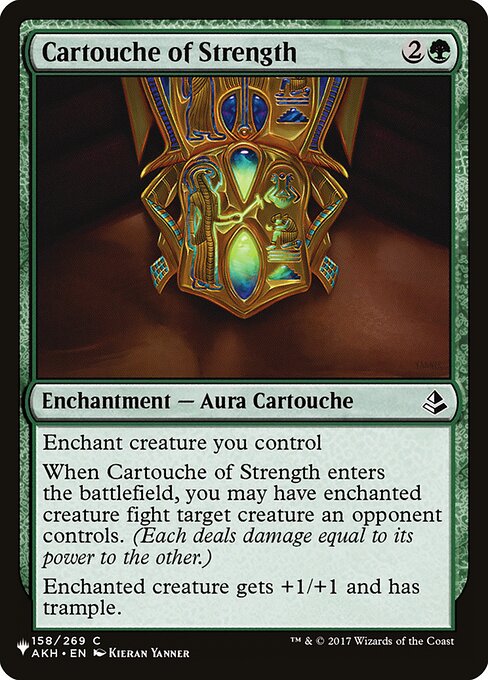 Cartouche of Strength (AKH-158) [The List]