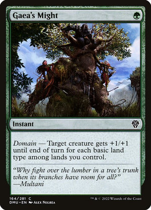 Gaea's Might (164) [Dominaria United]