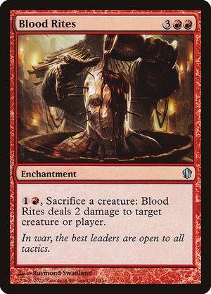 Blood Rites (101) [Commander 2013]