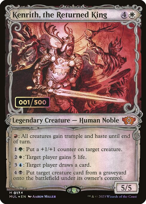 Kenrith, the Returned King (134z) [Multiverse Legends] [Showcase]