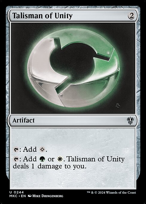 Talisman of Unity (244) [Murders at Karlov Manor Commander]