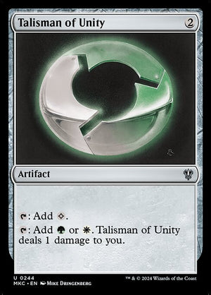 Talisman of Unity (244) [Murders at Karlov Manor Commander]