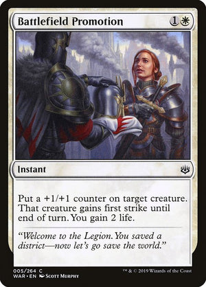 Battlefield Promotion (5) [War of the Spark]