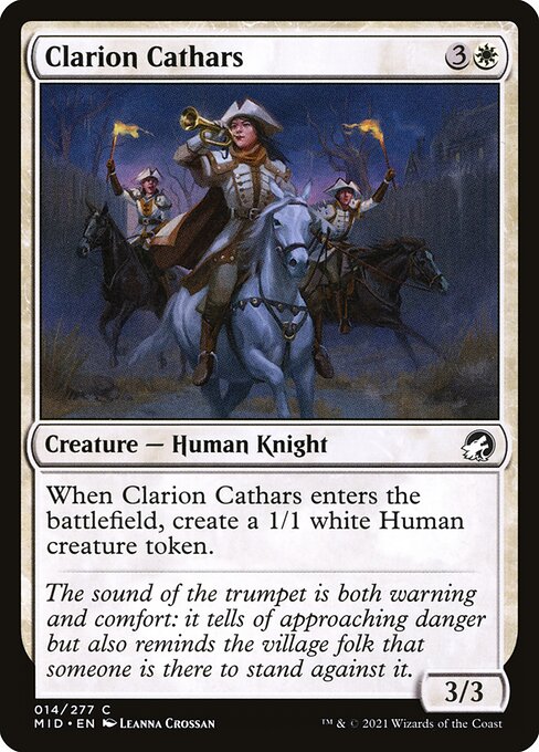 Clarion Cathars (14) [Innistrad: Midnight Hunt]
