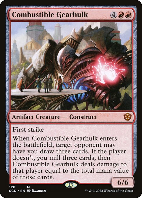 Combustible Gearhulk (128) [Starter Commander Decks]