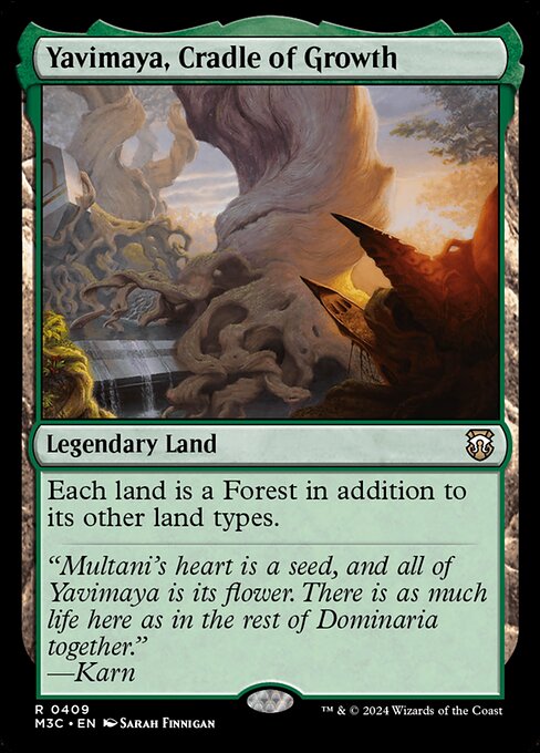 Yavimaya, Cradle of Growth (409) [Modern Horizons 3 Commander]