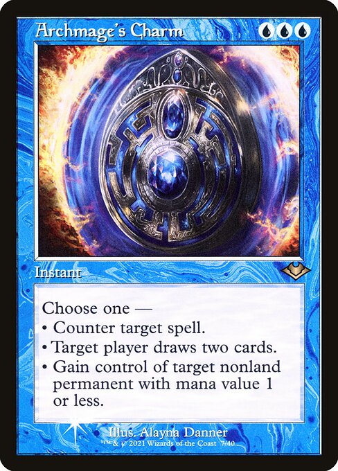 Archmage's Charm (7) [Modern Horizons 1 Timeshifts]
