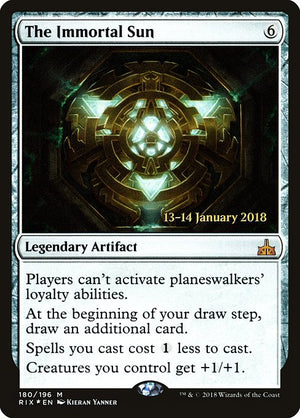 The Immortal Sun (180s) [Rivals of Ixalan Promos]