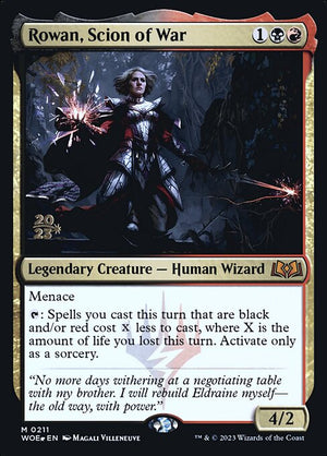 Rowan, Scion of War (211s) [Wilds of Eldraine Promos]
