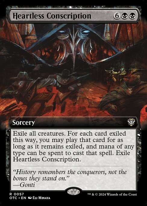 Heartless Conscription (57) [Outlaws of Thunder Junction Commander]