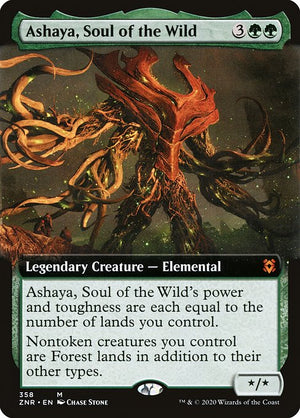 Ashaya, Soul of the Wild (358) [Zendikar Rising] [Extended Art]