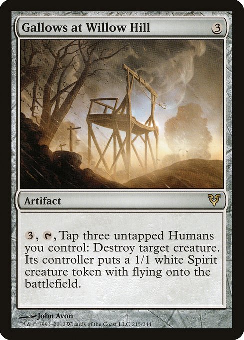 Gallows at Willow Hill (215) [Avacyn Restored]