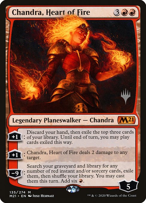 Chandra, Heart of Fire (135p) [Core Set 2021 Promos]