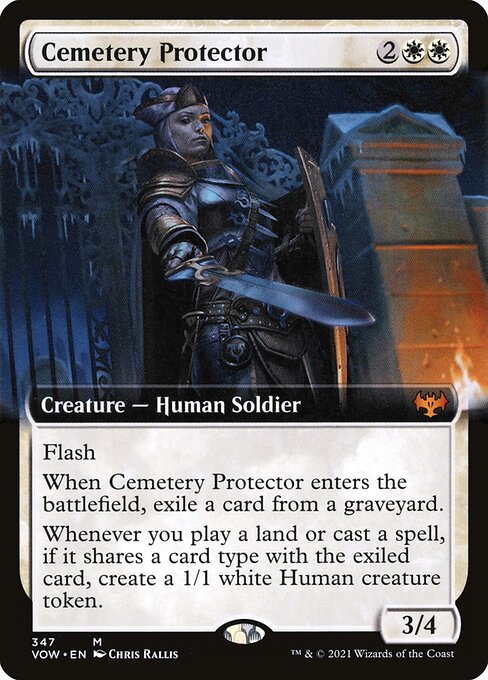 Cemetery Protector (347) [Innistrad: Crimson Vow] [Extended Art]