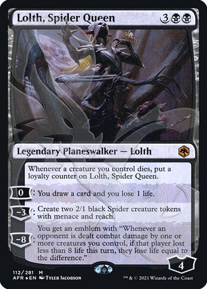 Lolth, Spider Queen (112a) [Adventures in the Forgotten Realms Promos]