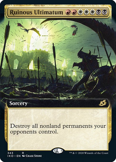 Ruinous Ultimatum (343) [Ikoria: Lair of Behemoths] [Extended Art]