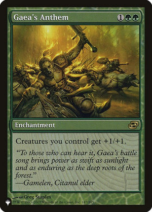 Gaea's Anthem (PLC-147) [The List]