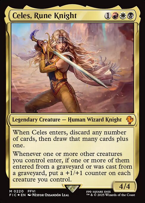 Celes, Rune Knight (220) [Final Fantasy Commander]