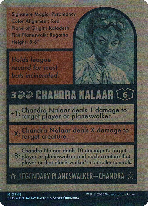 Chandra Nalaar // Chandra Nalaar (748) [Secret Lair Drop] [Full Art, Borderless]