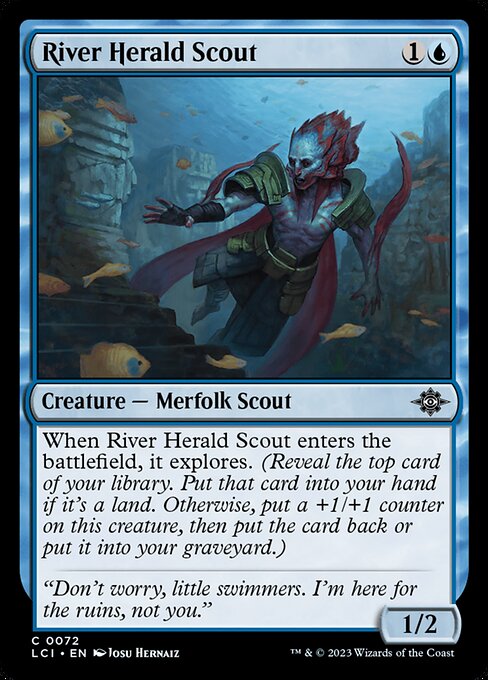 River Herald Scout (72) [The Lost Caverns of Ixalan]