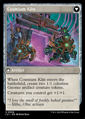 Clay-Fired Bricks // Cosmium Kiln (6) [The Lost Caverns of Ixalan] Reverse