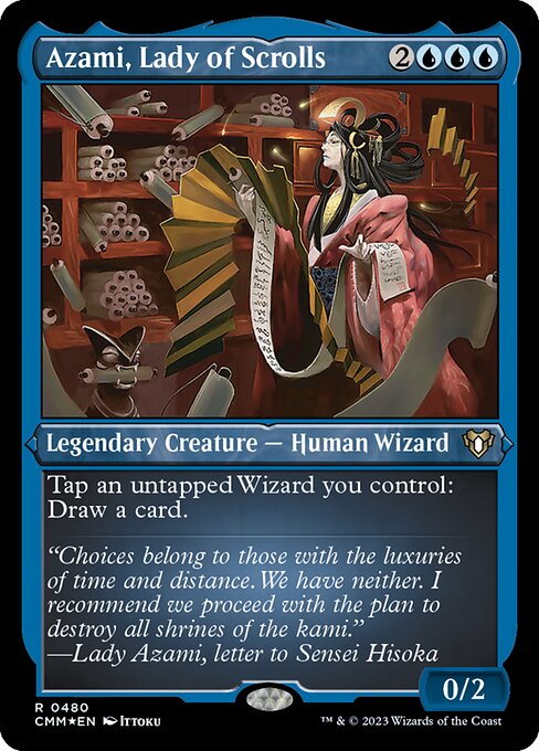Azami, Lady of Scrolls (480) [Commander Masters]