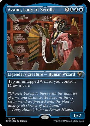 Azami, Lady of Scrolls (480) [Commander Masters]