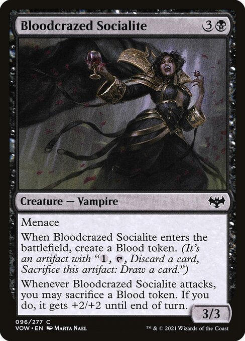 Bloodcrazed Socialite (96) [Innistrad: Crimson Vow]