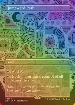 Homeward Path (1467★) [Secret Lair Drop] [Borderless]