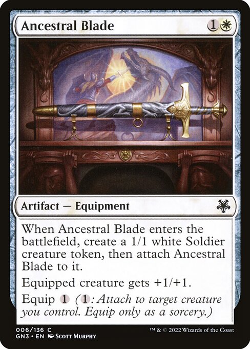 Ancestral Blade (6) [Game Night: Free-for-All]