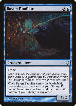 Raven Familiar (55) [Commander 2013]