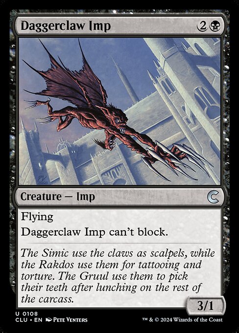 Daggerclaw Imp (108) [Ravnica: Clue Edition]