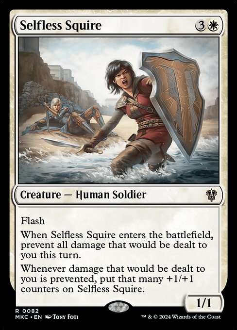 Selfless Squire (82) [Murders at Karlov Manor Commander]