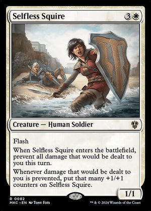 Selfless Squire (82) [Murders at Karlov Manor Commander]