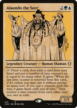 Alaundo the Seer (412) [Commander Legends: Battle for Baldur's Gate] [Showcase]