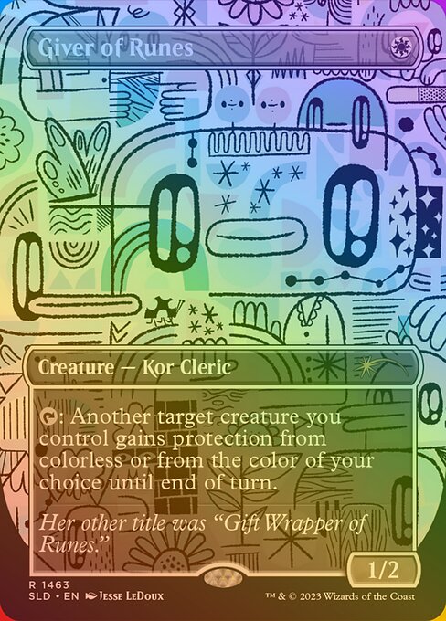 Giver of Runes (1463★) [Secret Lair Drop] [Borderless]