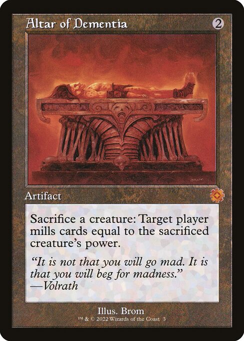 Altar of Dementia (3) [The Brothers' War Retro Artifacts]