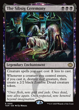 The Sibsig Ceremony (91p) [Tarkir: Dragonstorm Promos]