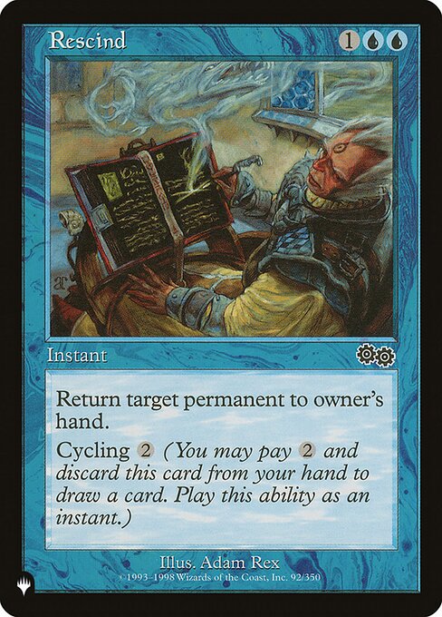 Rescind (USG-92) [The List]