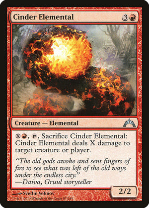 Cinder Elemental (87) [Gatecrash]