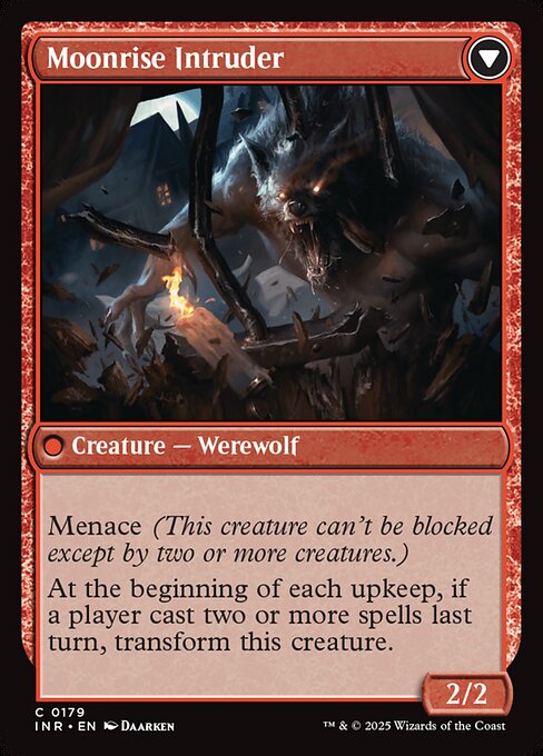 Village Messenger // Moonrise Intruder (179) [Innistrad Remastered] Reverse